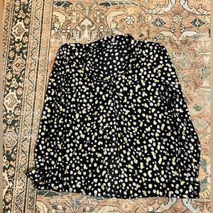 Unbranded Button Down, Black and Gold (Large)
